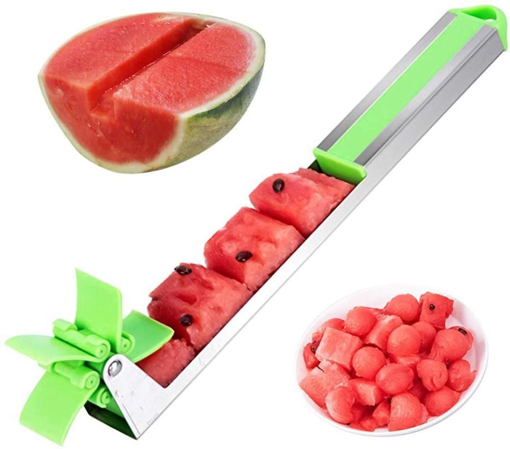 Watermelon Cutter Windmill Watermelon Slicer Cutter Washable Fruit Peeler