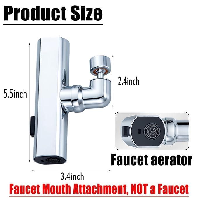 3 in 1 | 360 Waterfall Kitchen Faucet, Touch Faucet, Extender for Kitchen Sink