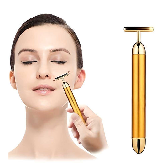 Gold Electric Facial Massage Roller