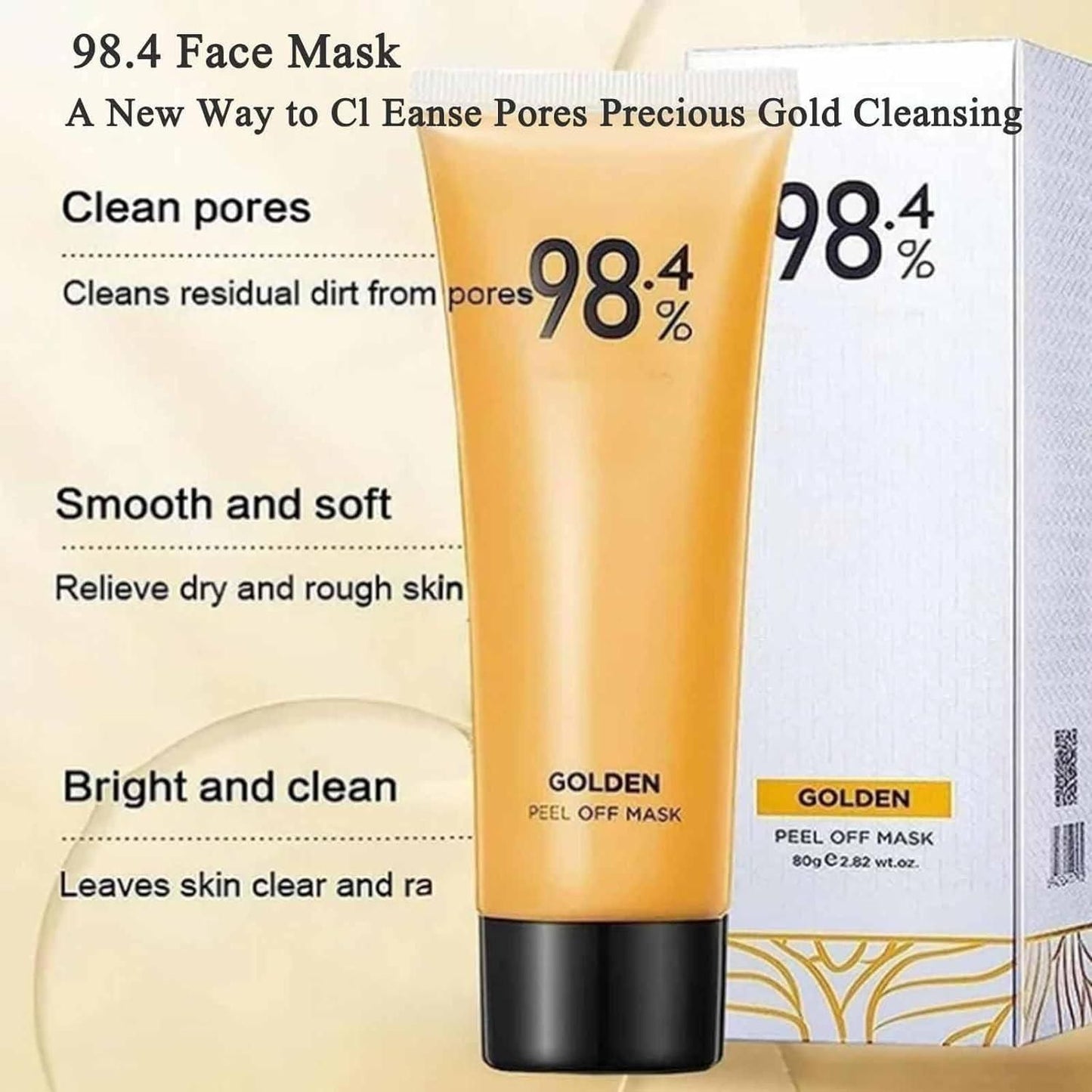 Gold Peel off Mask (Pack of 3)